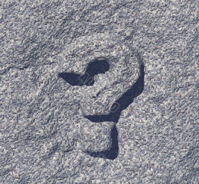 question stone
