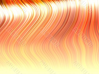 Strands of orange hair