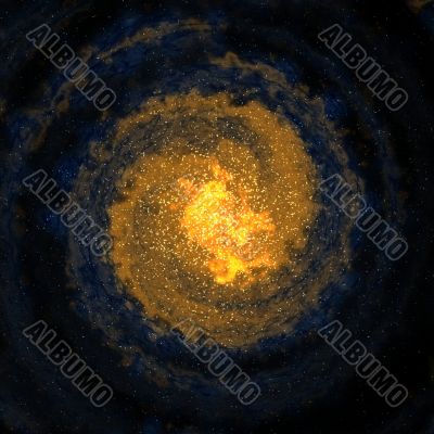 Rotating galaxy