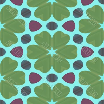 Seamless background with flowers
