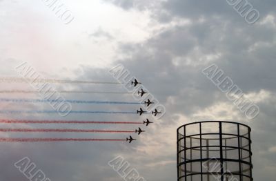  Alfa-jet. Flights in Zhukovskiy (Russia). Maks-2007