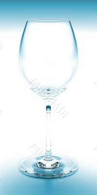 Wine Glass Blue