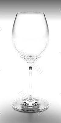 Wine Glass Black & White