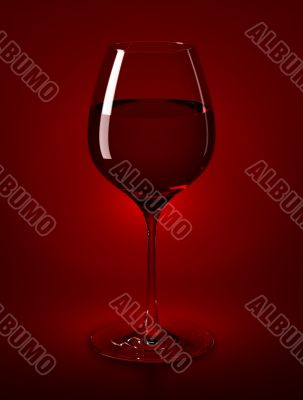 Wine Glass & Wine