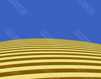 Sand dunes and Sky