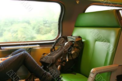 Travelling backpacker