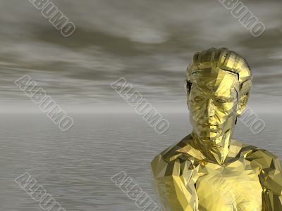 golden monument