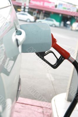 pumping gas