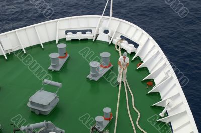 cruise ship in a port