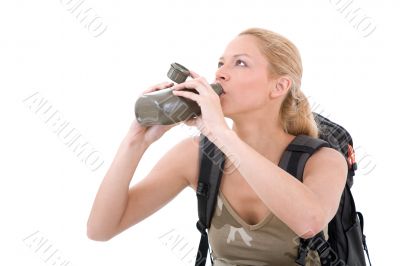 Taking a sip