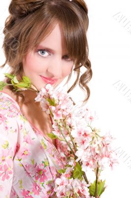 Beautiful flower girl