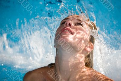 Waterfall girl