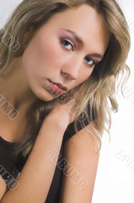 Portrait of the beautiful girl