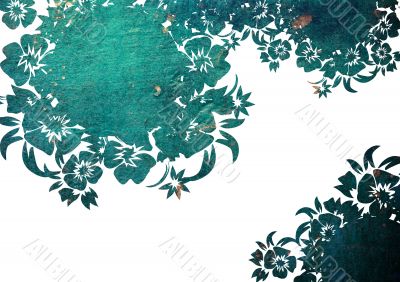 floral style backgrounds frame