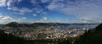 Bergen from above