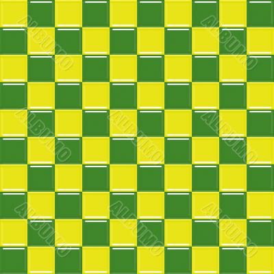 Yellow and green tiles