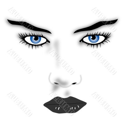 blue eyes