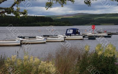 Boats at Kielder Water