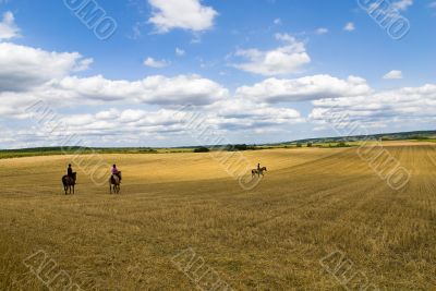 Three riders