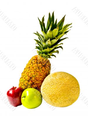 Isolated Fresh Fruit
