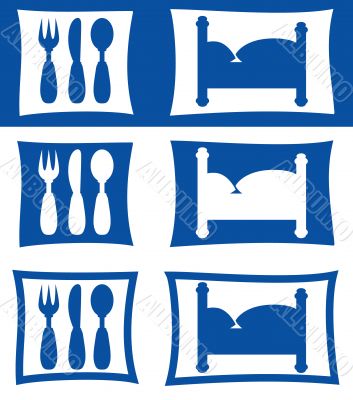 hotel restaurant symbols