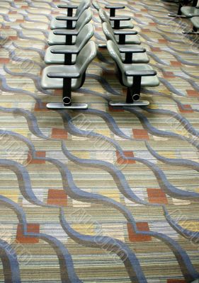 Empty Waiting Area in Airport