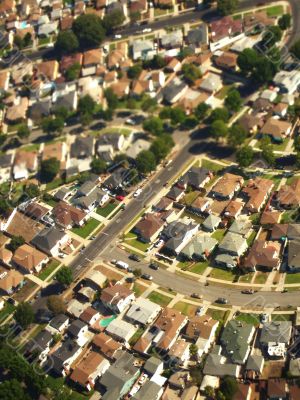 Suburban City Aerial
