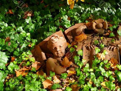 Architectural Detail of fallen angel
