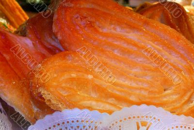 Fresh Made French Cookies on Cooling Rack