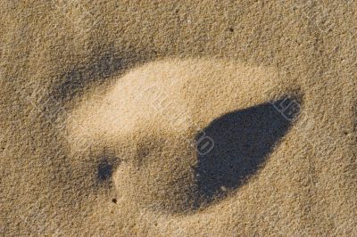 shape in sand