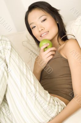 Woman With Apple
