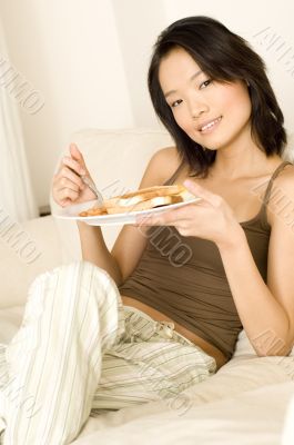 Eating Breakfast