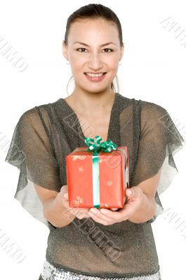 Woman With Gift