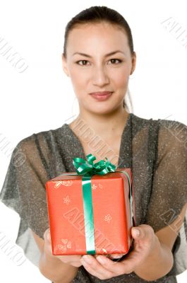 Woman With Gift