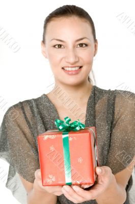 Woman With Gift