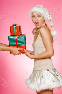 Santarina With Gifts