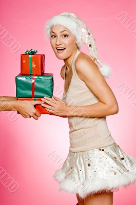 Santarina With Gifts