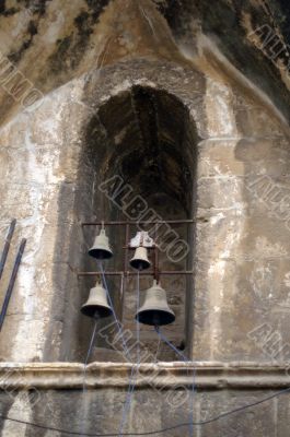 Bells in a Jerusalem holy church