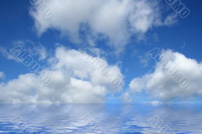 Clouds and water