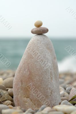 Stone pyramid