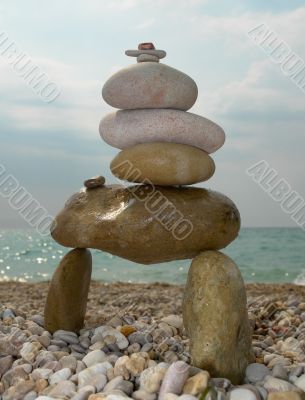 Stone pyramid