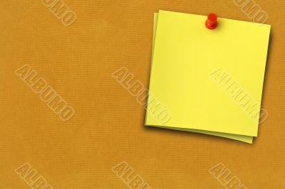 two yellow notes