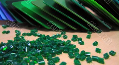 green plastic