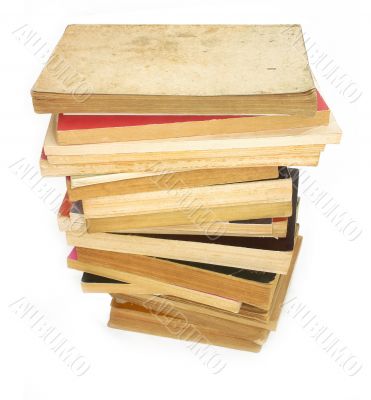 pile of old books