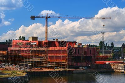 ship under construction