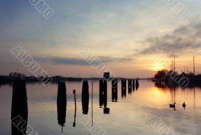 evening landscape