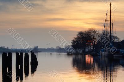 evening landscape