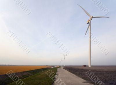 wind turbines