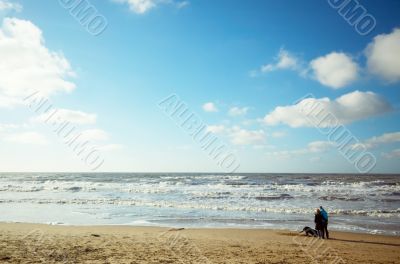couple on the beach