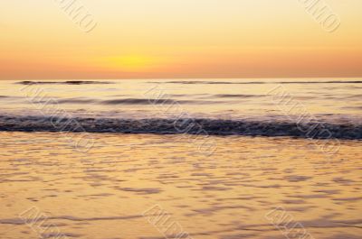 ocean at night